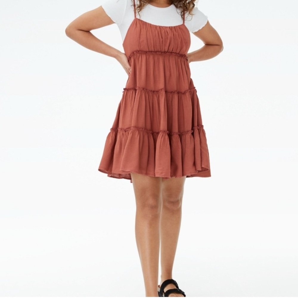 Aeropostale Women's Terracotta Mini Dress